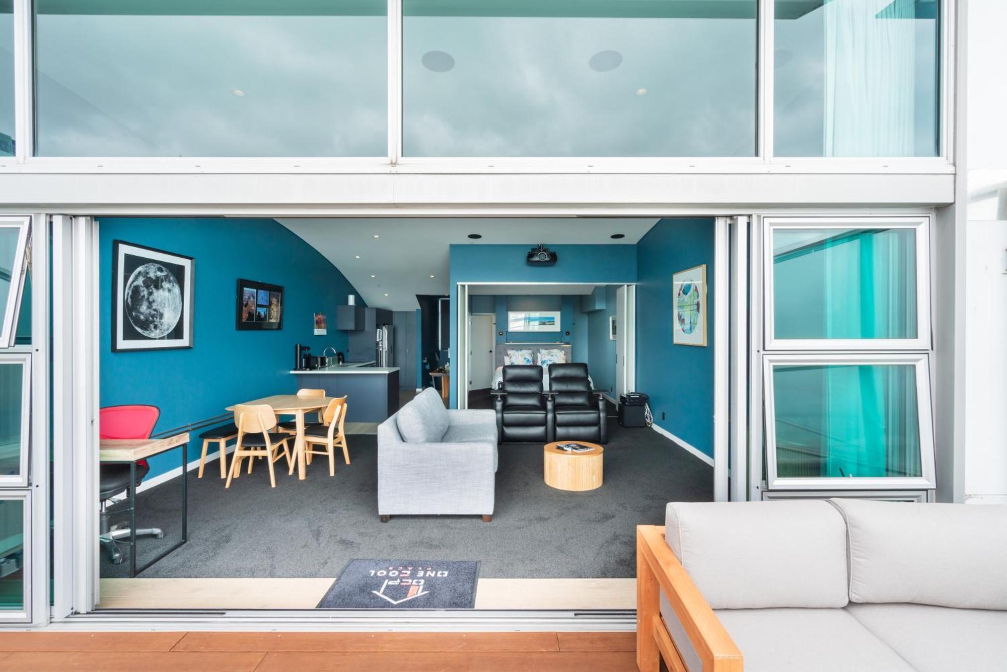 Penthouse Apartment With Stunning Harbour Views โอ๊คแลนด์ ภายนอก รูปภาพ